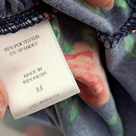 New York and Company 7th Avenue Design Studio Sleeveless Floral Print Blouse siz - Picture 6 of 7